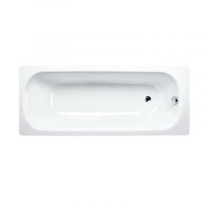 Image de Swiss Aqua Technologies Project Baignoire droite 150x70x39cm, en acier &eacute;maill&eacute;, Blanc (SATVPRO150)