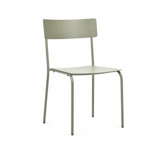 Serax Chaise en aluminum sans accoudoirs vert August