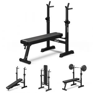Zipro Banc de musculation pliable polyvalent pour exercices de banc - entraînement fitness et abdominaux et haltères Core