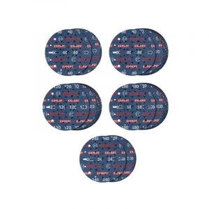 Bosch Coffret de disques abrasifs EXPERT O780, 150 mm,G60/G80/G120/G180/G240 2608902470