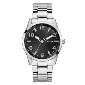 Guess Montre Homme Monte - GW0804G2 Bracelet Acier Argent