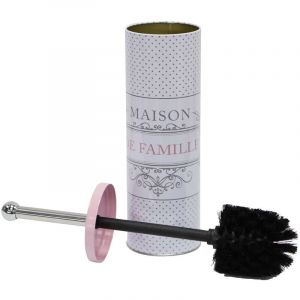 Image de Brosse WC Imprimé "Maison de Famille" 37cm Blanc Prix