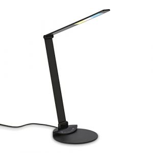 Briloner - Lampe de table LED réglable, Lampe de table LED pivotante, Lampe de bureau Touch, Température de couleur réglable, Variable, Noir