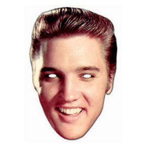 Star Cutouts MASQUE CARTON ADULTE ELVIS PRESLEY