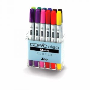 Copic Ciao Pochette de 12 marqueurs spécial manga (Import Royaume Uni)