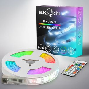 I rgbic led Strip 10 m i Capteur de musique i Music Sync i Barre lumineuse i Strips i Ruban avec télécommande de changement de couleur i Ruban