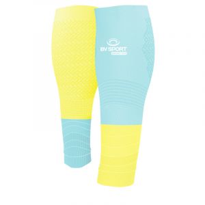 BV Sport Booster Elite Evolution - Manchons de compression Blue / Yellow M+