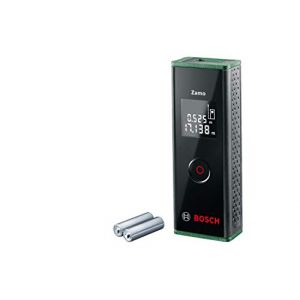 Bosch Télémètre laser Zamo (3e génération, portée : 0,15 – 20,00 m, emballage carton)