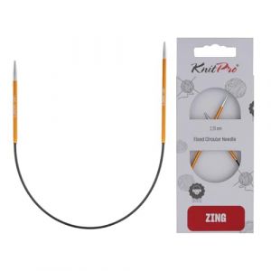 Knitpro Aiguilles &Agrave; Tricoter Circulaire Fixes Zing Cable 25 Cm Du N&deg; 2 &Agrave; 5