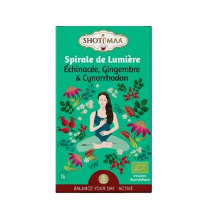 Shoti Maa - Tisane Bio SPIRALE DE LUMIÈRE - Élévation & Clarté Spirituelle