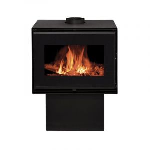 Interstoves PO&Ecirc;LE &Agrave; BOIS DANIELA 10 / B&Ucirc;CHES 50CM - Noir