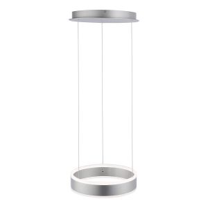 Image de Paul neuhaus Suspension LED LED intégrée ARINA 8360-55 40 W blanc chaud, blanc neutre, blanc lumière du jour acier inoxydable