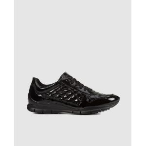 Geox D Sukie D, Baskets Femme, Noir (Brilliant Black C9998), 36 EU