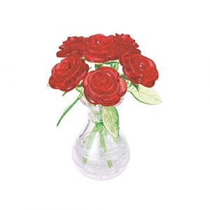 Image de Crystal puzzle HCM Kinzel 3D - Roses Rouges