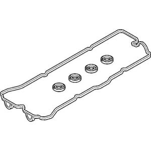 Image de Elring Jeu de joints d'étanchéité, couvercle de culasse 389.330 NISSAN,ALMERA II Hatchback N16,ALMERA I Hatchback N15,100 NX B13,ALMERA I N15