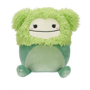 Jazwares Squishmallows 19cm Y&eacute;ti Vert, Ajoute Bren &agrave; Ton &eacute;quipe, Peluche Ultra Douce, SQCR04128, Moyen