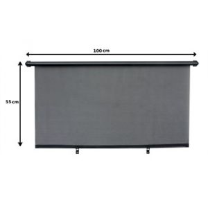 Norauto 1 rideau pare-soleil enrouleur arrière 100 x 55 cm
