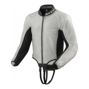 Rev'it Veste De Pluie Trackmaster H2O Transparent Noir - Taille M