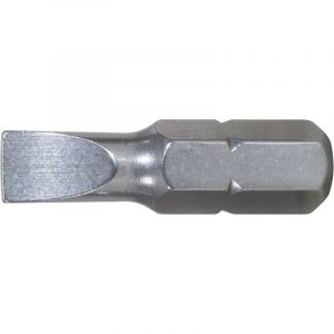 KS Tools 9102234 Embout à fente en acier inoxydable, longueur totale 25 mm, 3 mm, 1/4"
