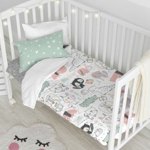 Moshi Moshi Best Buddies Parure Housse De Couette Berceau 2 Pièces