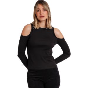 T-shirt manches longues et épaules dénudées femme Admas