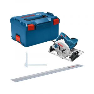 Bosch Scie circulaire GKS 55+ GCE + Rail 140 cm FSN 1400 JK PRO - 0615990M91