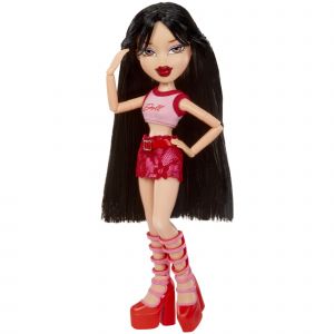 Bratz Goin' Out Poup&eacute;e - Jade - 1 Poup&eacute;e Mannequin &agrave; Collectionner avec Une Tenue, Un Sac &agrave; Main, Une Paire de Lunettes de Soleil et Une Brosse - Jouet pour Enfants de 6 Ans et Plus