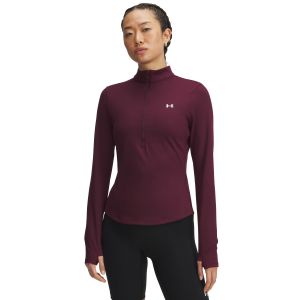 Sweat Under Armour Motion Half Zip bordeaux femme - M