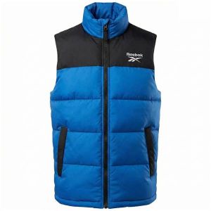Reebok Heavyweight Puffer Hommes Gilet RBO14920-Vector-Bleu