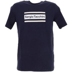 Sergio Tacchini Tee Shirt Manches Courtes Lared T-Shirt Bleu Marine