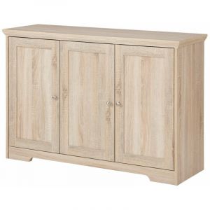 NannaBuffet avec 3 portes effet chêne