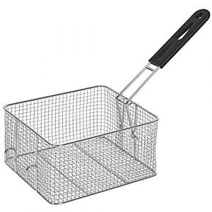 Hendi Panier &agrave; frites, Frites &agrave; Frire, pour Frites, avec Poign&eacute;e, &agrave; utiliser avec les Friteuses 205815 et 205853 de 6 Litres, Acier Inoxydable
