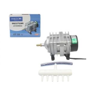 Oem Compresseur d'air pour aquarium, pompe &eacute;lectromagn&eacute;tique 220v, a&eacute;ration 70L/MIN, ACO-208 25W, adaptateur UE 220V-50HZ