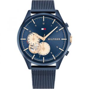 Tommy Hilfiger Montre Femmes - Quartz Multi-Cadrans - Bracelet Acier inoxydable Bleu - 1782418