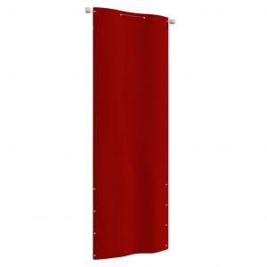 Image de VidaXL Écran de balcon Rouge 80x240 cm Tissu Oxford