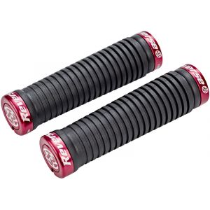 Reverse Guidons -components Grip Taper - Black / Red - Taille 34mm x 30mm