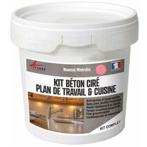 Arcane industries KIT BETON CIRE CUISINE ET PLAN DE TRAVAIL - Pitaya - Rose - kit 2 m² (2 couches)