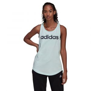 Adidas T-shirt Sans Manches Linear S Ice Mint / Legend Ink