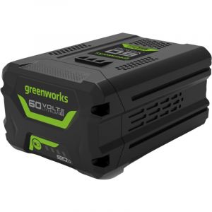 Greenworks Batterie 60V 5Ah G60B5 pour tondeuses à Gazon, Coupe-Herbe, tronçonneuses, souffleuses à Feuilles