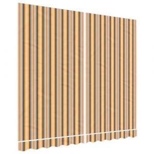 VidaXL Tissu de remplacement pour auvent rayures multicolores 3x2,5 m Multicolour