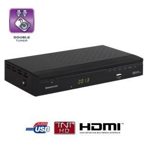 Sagemcom TWIN830T HD - Adaptateur TNT HD double tuner avec enregistrement sur port USB
