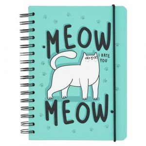 Grupo erik Carnet de notes A5 à couverture lignée Meow Meow
