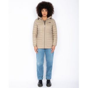 Schott Doudoune longue poids plume éco-responsable Beige - Couleur Beige - Taille XS