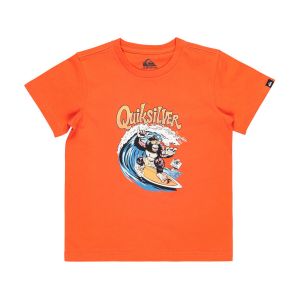 Quiksilver Kong Story - T-shirt à manches courtes pour Garçons 2-7 ans Orange - Taille 2