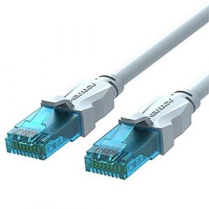 Cable de R&eacute;seau RJ45 UTP Vention VAP-A10-S2500 Cat.5e/25m/Azul et Blanc