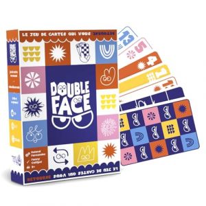 Gigamic Topla | DOUBLE FACE | Jeu d'ambiance famille dès 8 ans drôle et rythmé 2 à 7 joueurs jeu de cartes original pour apéro entre amis ou en famille