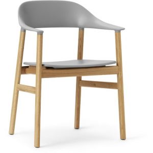 Normann Copenhagen Fauteuil en chêne gris Herit