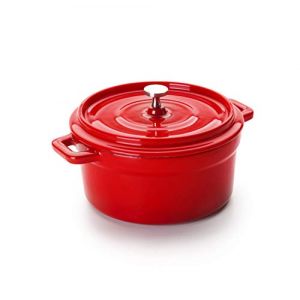 Image de Ibili MINI COCOTTE RONDE ROUGE 13 X 8 CM