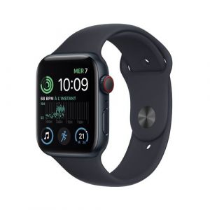 Apple Montre connectée WATCH SE 44MM Alu/Minuit Cellular