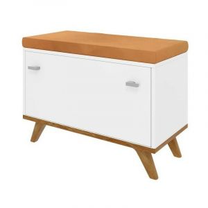 Meuble à chaussures - MEUBLES LINE - Felice 4 AF - 12 Paires - Blanc - Brillant